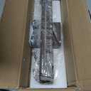 SineRise LED Modern Bathroom Vanity Light Fixtures (32-Inch, 3000K/4000K/6000K, Dimmable), Brown Wood Painted Modern Acrylic Bathroom Wall Lighting Fixtures Over Mirror