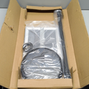 Sign Stands for Display, 8.5 x 11 InchesAdjustable Sign Holder Stand, Floor Sign Standing Display Snap Open Sign Frame for Vertical & Horizontal View Displayed Poster Holder (1 Pack Square)