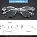 Blue Light Glasses for Woman/Men Computer Bluelight Glasses Womens/Mens, crystal Silver Frame