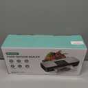 SPACEKEY Vacuum Sealer Machine, 85Kpa Food Vacuum Machine, Food Vacuum Sealer with Bag Roll Storage Space, Dry&Moist Modes, Pulse Function, Built in Cutter, Bag Roll included, Silver