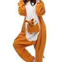 Fzhzcos Animal Onesie Adult spotted dog Costumes One Piece Pajamas for Men Women Unisex Teens Size S