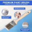 27 PCS Paint Roller Kit with Extension Pole, 4" & 9" Paint Rollers, Professional Paint Brushes for Walls Set, House Painting Supplies, Non-Slip Tray for All Latex and Oil Paints & Stains