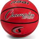 Champion Sports Rubber Basketballs – Durable Indoor & Outdoor Training & Recreational Game Balls, Multiple Sizes & Colors