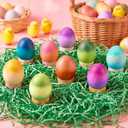 JOYIN 37 PCS Wrap Art Easter Egg Dye Decoration Kit Multicolor Dye Pack with Brushes, DIY Egg Coloring Set for Kids Easter Activities, Theme Party, Basket Hunt Fun Creativity Activity.