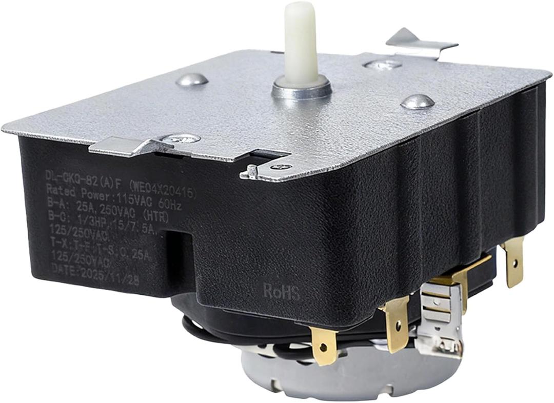 WE04X20415 TMD1CM11 234D1296P003 Dryer Timer, Compatible with GE/Hotpoint DBXR463GG7WW GTDP300GM1WS HTDX100GD6WW HTDX100GM8WW HTDX100GD4WW DHDSR46GG1WW DHDSR46GG7WW etc Models, OEM