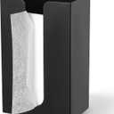 SUBEKYU Magnetic Dryer Sheet Holder for Laundry Room ,Dryer Sheet Container,Iron Dryer Sheet Dispenser for Laundry Storage and Organizition, Wall Dryer Sheet Box,Fabric Sheet Holder,Black