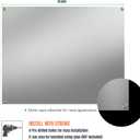 2-Pack 24" By 30" Stainless Steel Stove Backsplash, Reversible Ultra Flat Splatter Guard Range Hood Backsplash, Easy Clean Wall Shield Magnetic Metal Panel