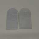 Strength Heel Lift Inserts (Pair) (Medium) - Ideal for Bodybuilding, Olympic Lifting, Squats, Leg Press (Gray)