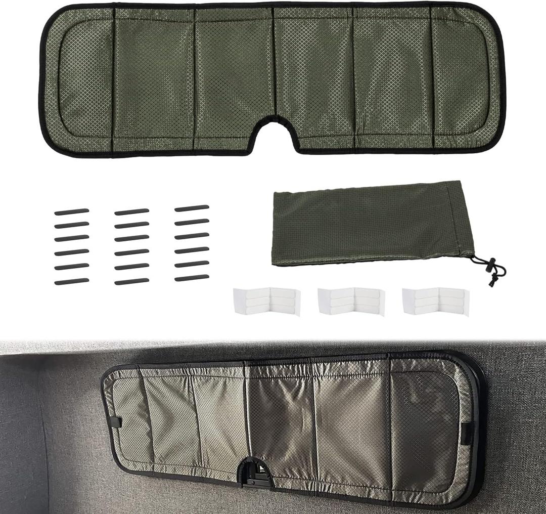 Bunk Window Cover Car Windows Shade Sun Blackout Fabric Replace for AW1033 (33”×10”CRL (AWING))