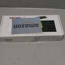 HK GAMING GK61 Mechanical Gaming Keyboard - 61 Keys Multi Color RGB Illuminated LED Backlit Wired Programmable for PC/Mac Gamer (Gateron Optical Brown, White)