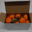 WILLBOND 7 Clusters Artificial Mini Orange Simulation Decorative Tangerine Kitchen Table Fake Orange Realistic Artificial Fruit Bowl Tray Faux Fruit for Home Party Kitchen Festival Decor