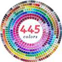 ARTDOT Diamonds for 5D Diamond Painting Accessories, 445000 Pieces 445 Colors Square Drills Diamond Art Kit for Adults Gem Art Nails Crafts (1000pcs per Bag)