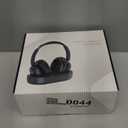 ROSIDA Wireless Headphones for TV Watching, Wireless Headphones for Seniors with Transmitter Charging Base, Bluetooth Headsets for TV, No Audio Delay, Gift for The Seniors or Parents, Black