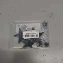 24 Pieces 4 Sizes Iron On Star Patches Adhesive Star Patches Star Shape Rhinestone Appliques Patch DIY Accessory for Clothing Jeans Bags Hats Repair Decoration (Black, Silver)