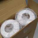 4 Pcs 12.5inch Ceramic Christmas Tree White Table Top Christmas Decorations Indoor Vintage Porcelain Lighted Tree for Holiday Decor (Beige)