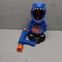 EagleStone T-Rex Dinosaur Shooting Toys for 6 7 8 Year Old Boys, Electronic Shooting Target Game with Air Pump Gun, 24 Balls, Foam Blaster Boy Toys Age 6-8 8-10, Christmas Birthday Gifts for Kids (Blue)