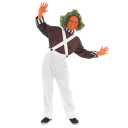 fun shack Kids Chocolate Factory Worker Costume, Boys Halloween Movie Character Chocolate Factory Outfit, X-Large