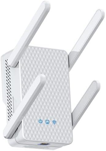 2026 WiFi 6 Extender Signal Booster, Longest Range up to 12000 sq.ft for Home, AX3000 Dual Band WiFi Repeater, 10X Faster Access Point