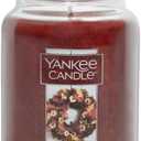 Yankee Candle Autumn Wreath Scented Classic 22oz Large Jar Single Wick Aromatherapy Candle Over 110 Hours of Burn Time Fall Fragrance Perfect for gifting