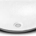 Monarch Abode 19086 Hand Hammered Classic White Harbor Vessel Bathroom Sink (19 inches)