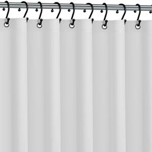 Premium Shower Curtain Liner, 72"W X 96''H - PVC-Free, 6G PEVA Shower Curtain with 12 Rust Proof Grommets And Magnet-weighted Bottom Hem - Moisture Stain Proof Shower Curtain Liner - White