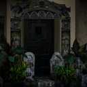 3 Pcs Halloween Cemetery Archway Halloween Cemetery Banners Gothic Outdoor Banners Sign Banner Decorations for Outdoor Party Supplies (Vintage)