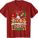 Nana's Christmas Cookie Crew Funny Baking Baker Group T-Shirt. Kids 8