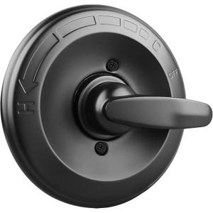 Replacement for Delta 13/14 Series Shower Trim Kit, Shower Cover Plate with Handle (Valve& Catridge Not Inclued) (Matte Black)