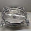 Twinkle Star 20" Pressure Washer Surface Cleaner with 4 Wheels, Stainless Steel Housing & 1/4" Quick Connector, Power Washer Attachment with 2 Extension Wand, 2 Replacement Nozzles, 4000 PSI