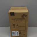 PAPIFEED Automatic Cat Feeder 6L 2.4G WiFi Smart Pet Feeder with Camera & Two-Way Audio, Adjustable Angle, Easy to Clean Detachable Feeding Schedule 1-10 Meals Per Day for Cats & Small Dogs - Black