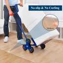 Clear Runner Rug for Hallway, 2'x6' No Slip Waterproof Kitchen Standing Floor Mat for High Traffic, Vinyl Indoor Outdoor Entryway Area Rug for Laundry, Bedroom, Living Room