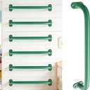 6 Packs Steel Monkey Bars for Kids, 21.5 Inch Backyard Climbing Play Set Accessories,Green DIY Monkey Bar kit with Screws for Backyard Swing Set Playground Equipment