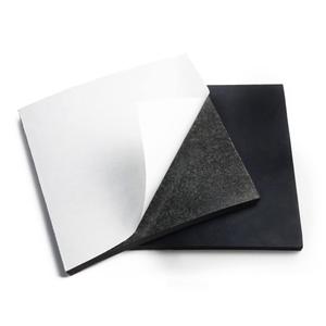 DOBTIM Adhesive Solid Rubber Sheets Padding 8" X 8" X 1/2 (.500)", DIY Rubber Strips Seals Pads, Anti Vibration Shock Absorbing, Non-Slip Flooring Cushioning