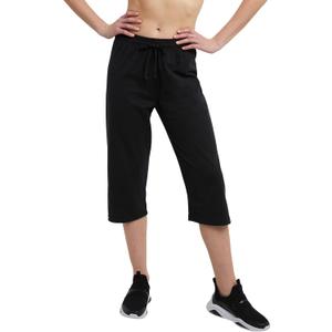Champion Women's Jersey Capri Pants, -black, M
