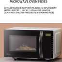 3 x 6 PCS 5304509451 Microwave Slow-Blow Fuse Ceramic Fuse 20 Amp 250V/125V for GE WB27X10388 and Whirlpool Kenmore KitchenAid, Jenn-Air, Amana and Magic Chef Other Microwaves