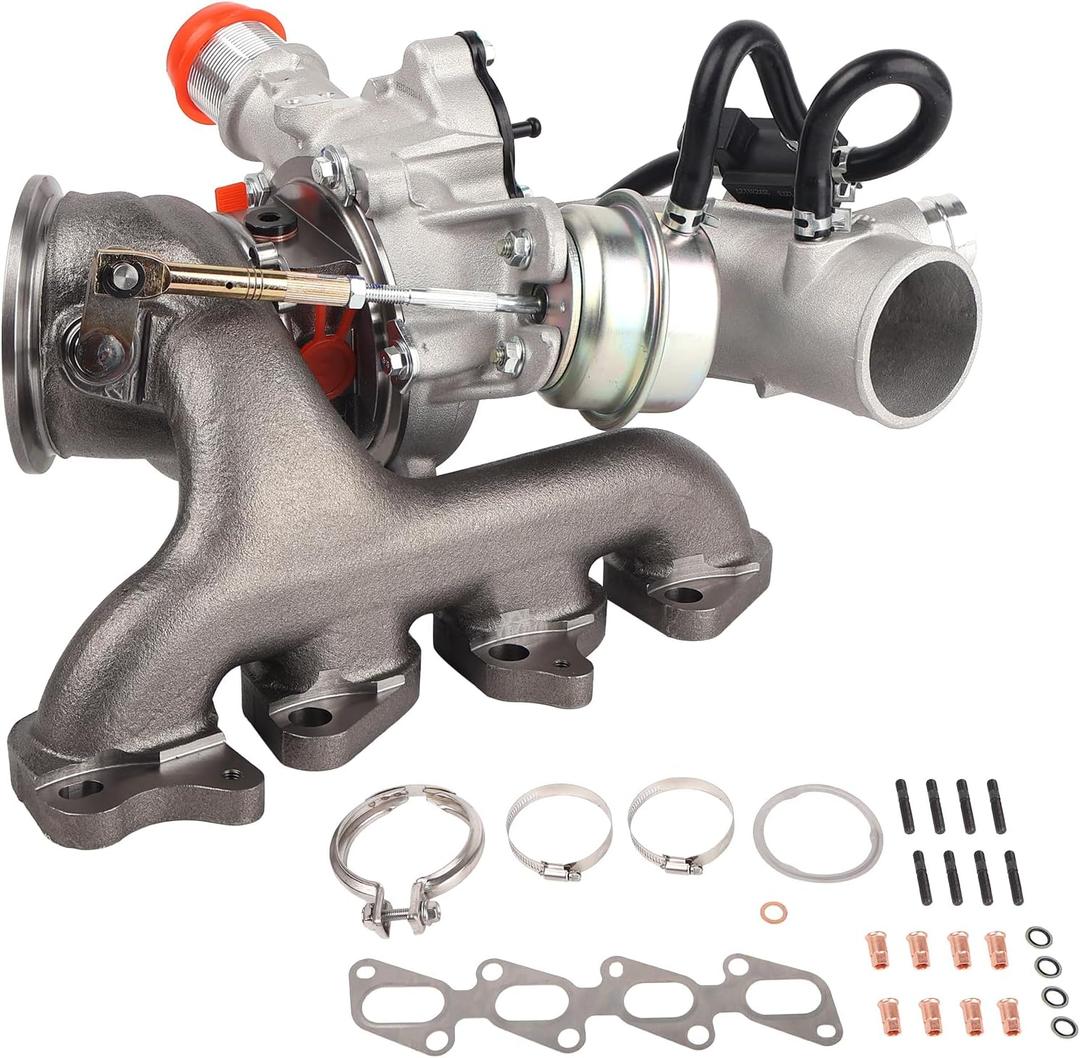 PAROD Complete Turbocharger with Gasket Kit Fit for 2013-2018 Buick Encore, 2011-2016 Chevy Cruze, 2016 Cruze Limited, 2012-2020 Sonic, 2013-2018 Trax 1.4L L4 Replace#667203 55565353