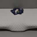 Derila Cervical Queen Size Pillow for Sleeping - Support Pillow for Side, Back, Stomach Sleepers - Contour Best Bed Pillows for Sleeping (1 Pillow | White)