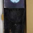 Spider Webs Halloween Decorations Outdoor 455 LED Halloween Spider Web Lights Decoration with 59" Large Spider & 3.53 oz Stretch Cobweb 11 Lighting Modes 16.4 Ft Light Up Giant Spider Web