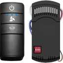 Universal Ceiling Fan Remote Control Kit,Hampton Bay Fan Remote Kit Replacement for Hunter,Harbor Breeze, Home Decorators,3-Speed, Light Dimming,Time Delay, KUJCE10320/TR222A,2AAZPHD3/HD3,98130,TX028C