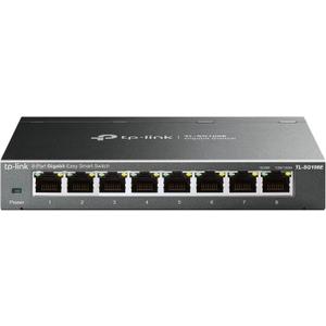 TP-Link 8 Port Gigabit Switch | Easy Smart Managed | Plug & Play | Desktop/Wall-Mount | Sturdy Metal w/ Shielded Ports | Support QoS, Vlan, IGMP and LAG (TL-SG108E)