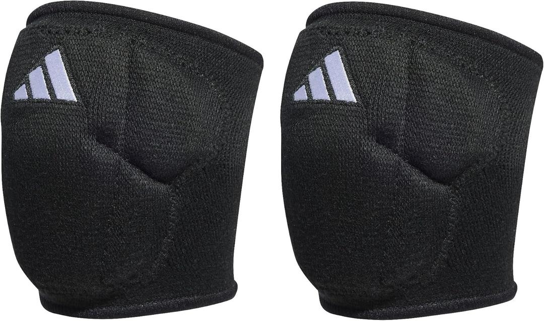 adidas Unisex-Kids 5-Inch Youth Volleyball Kneepads, Black/White, Medium