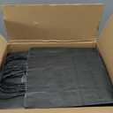 GSSUSA 100 Pack 8x4.75x10'' Paper Bags with Handles Bulk, Black Paper Gift Bags for Small Business, Sturdy Grocery Retail Shopping Bags, Birthday Party Favor Bags, Craft Bags, Kraft Bags