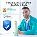 COSLUS E40 Portable Water Flosser for Teeth: 10 Pressure Settings Professional Water Dental Pick for Orthodontic, Braces & Sensitive Gums - Cordless for Travel Use, for Adults Teens, BPA-Free
