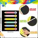 3.3x4 ft Pencil Bow Classroom Rug Pencil Bowknot Play Carpet Educational Area Rug Colorful Play Mat Non-Slip Back to School Floor Mat for Teaching Playroom Nursery Daycare Home Decor