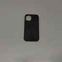 AOTESIER Shockproof Designed for iPhone 12 Mini Case, Food Grade Liquid Silicone Phone Case with [Soft Anti-Scratch Microfiber Lining] Drop Protection 5.4 inch Slim Thin Cover, Black