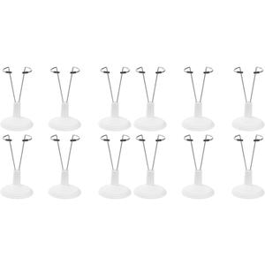 Toyvian 12 Pcs Doll Stands doll display stand teddy holder Display Holder