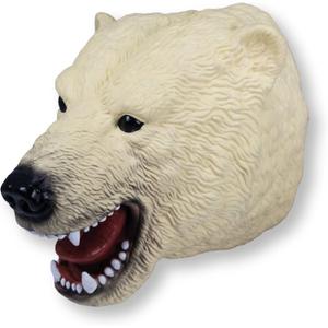 Wild Play Puppets Deluxebase for Kids - Realistic Polar Bear Hand Puppets for Children. Made from Eco Friendly and Natural Latex Rubber, A Wild Animal Toy Puppet for Pretend Play for Boys and Girls