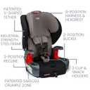Britax Grow with You ClickTight Harness-2-Booster Car Seat, 2-in-1 High Back Booster, Gray Contour, BB: 2025/12/10