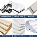 4 x Hole Cutter 33mm LAIWEI Bi-Metal Hole Saw, HSS Circular Hole Saw Head, 1.8 mm Thick, Cutting Depth up to 38mm, Suitable for Wood, Plastic, plasterboard and Metal Round Pipe (Black)