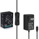 5V 4A USB-C Power Supply for Raspberry Pi 4, 20W Charger with ON/Off Switch, 5ft Cable, UL Listed - Compatible with Pi 4 Model B (8GB/4GB/2GB/1GB) & Orange Pi 5/5B